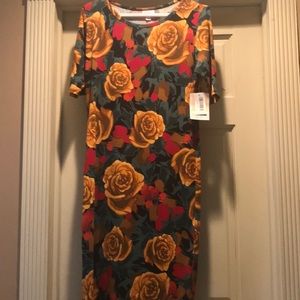 Rose Pattern Lularoe Medium Julia
